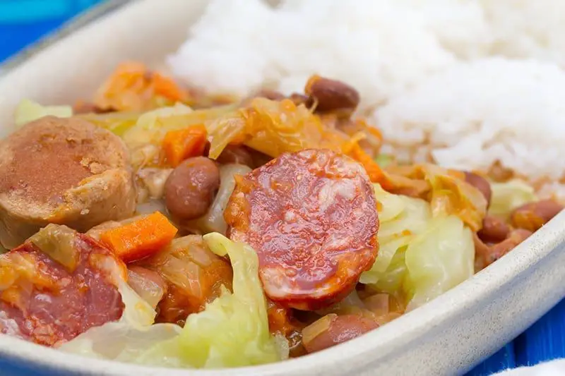 Southern Cabbage and Red Beans