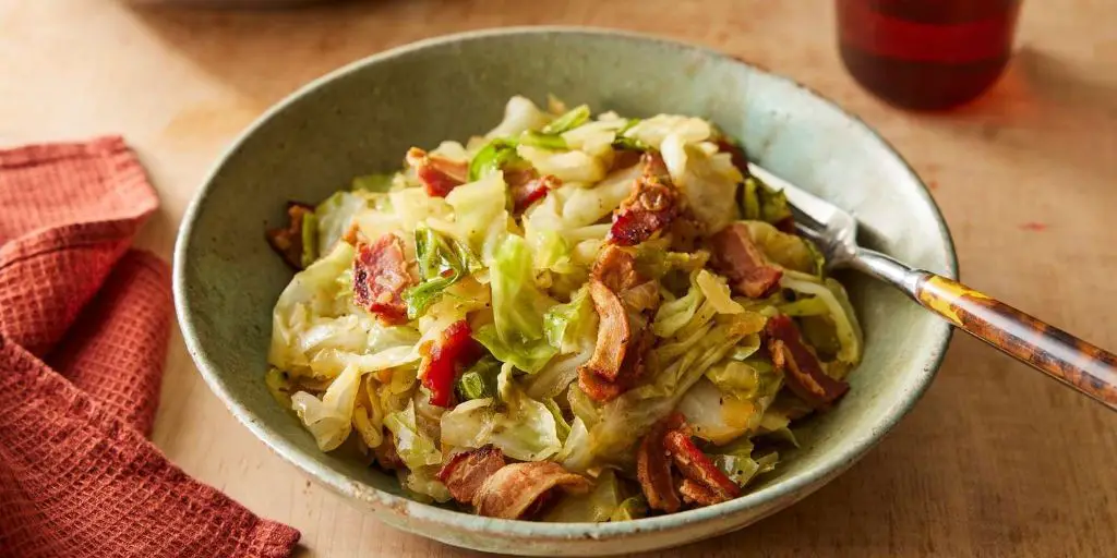 Southern Fried Cabbage with Bacon