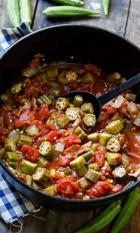 Southern Okra and Tomato Casserole