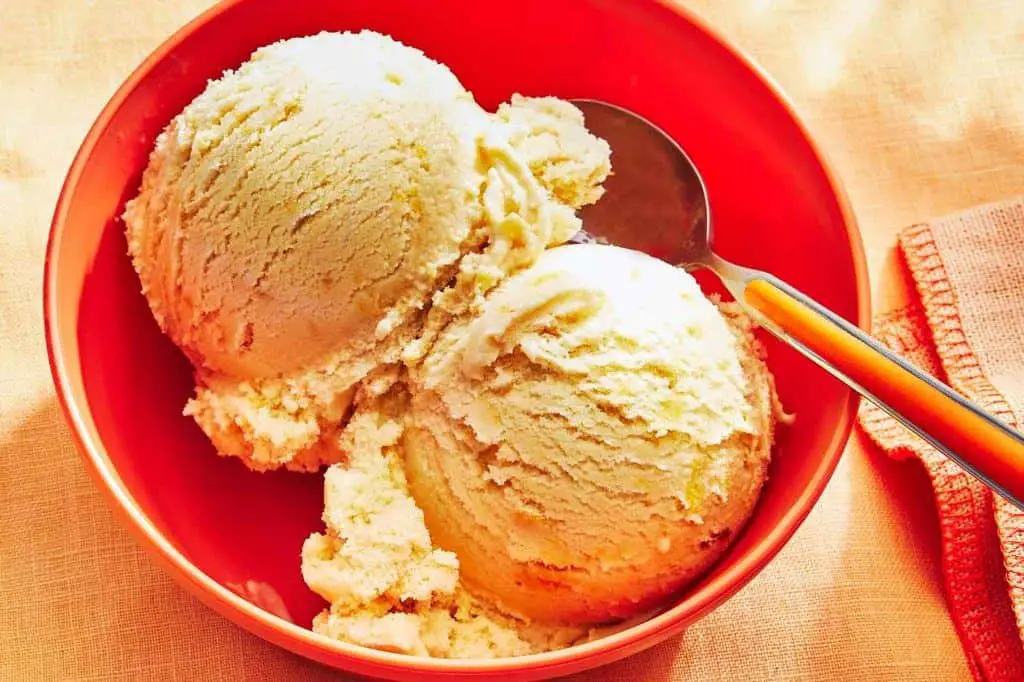 Southern Style Peach Ice Cream
