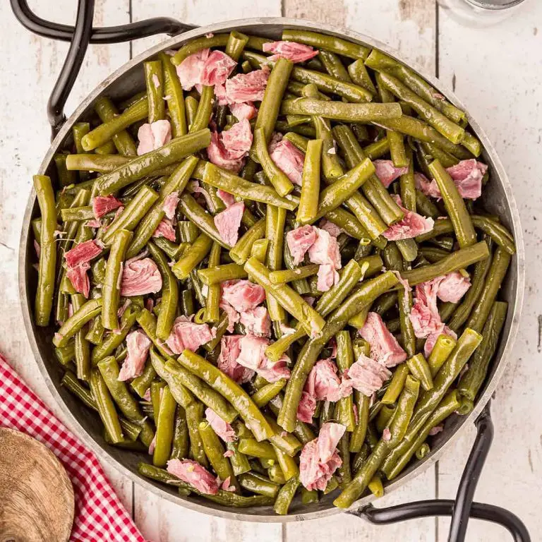 Southern-Style Canned Green Beans with Ham