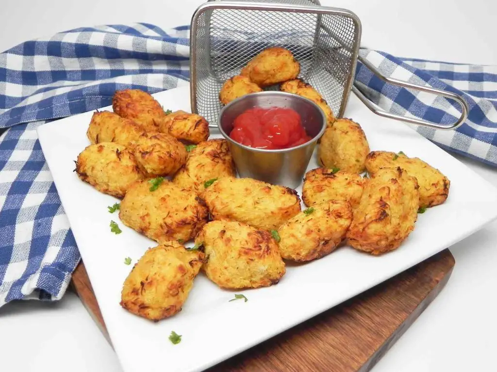 Spaghetti Squash Air Fryer Fritters