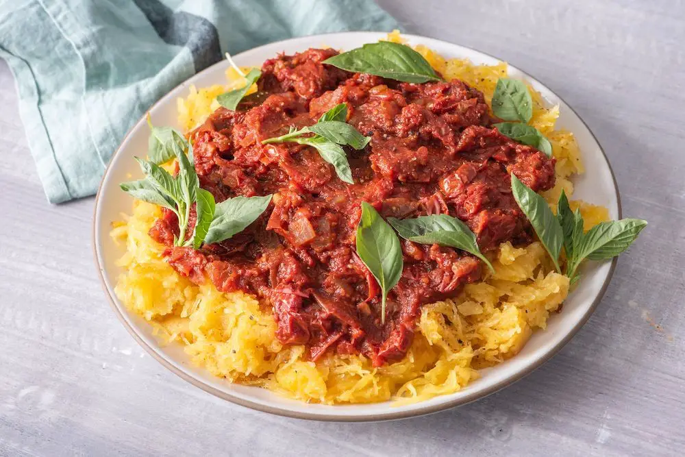 Spaghetti Squash with Marinara