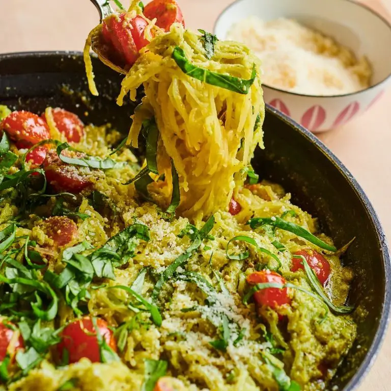 Spaghetti Squash with Pesto