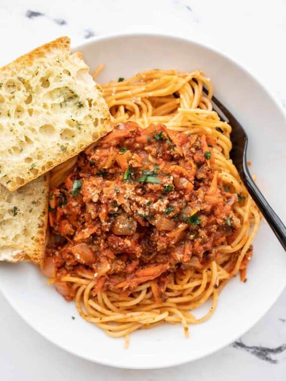 Spaghetti with Hidden Veggie Sauce