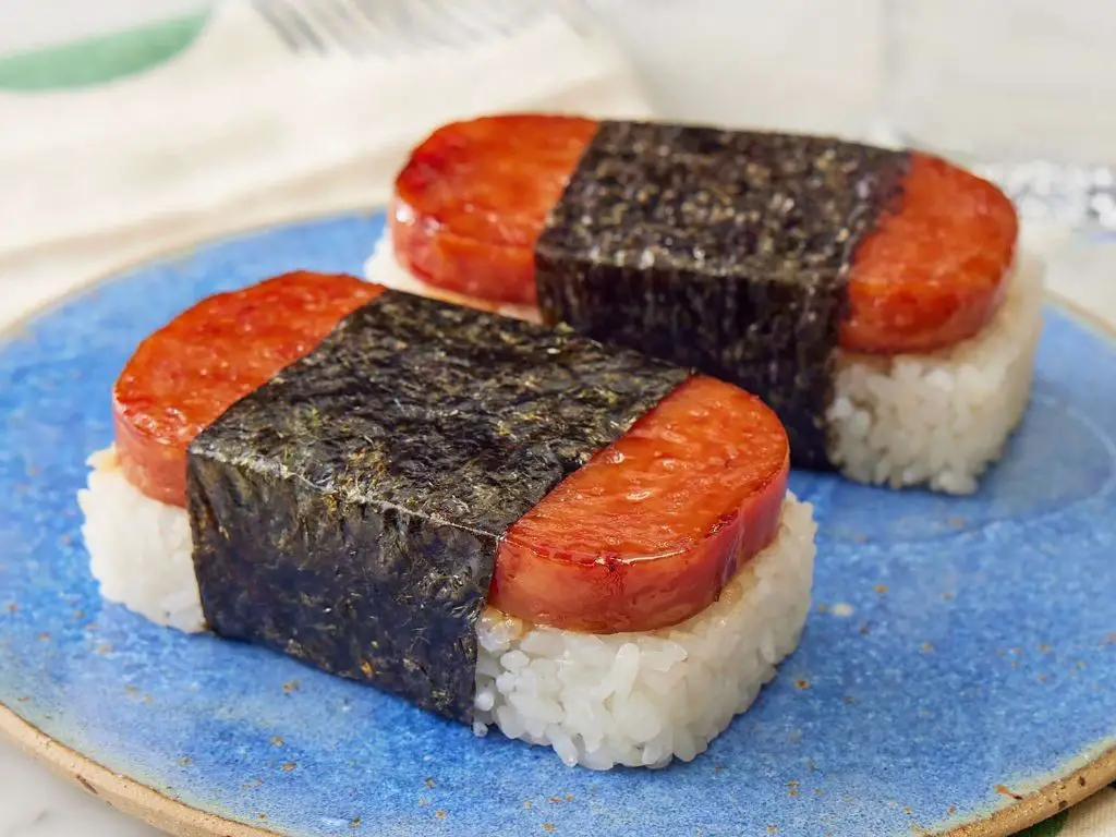 Spam Sushi Rolls with Rice