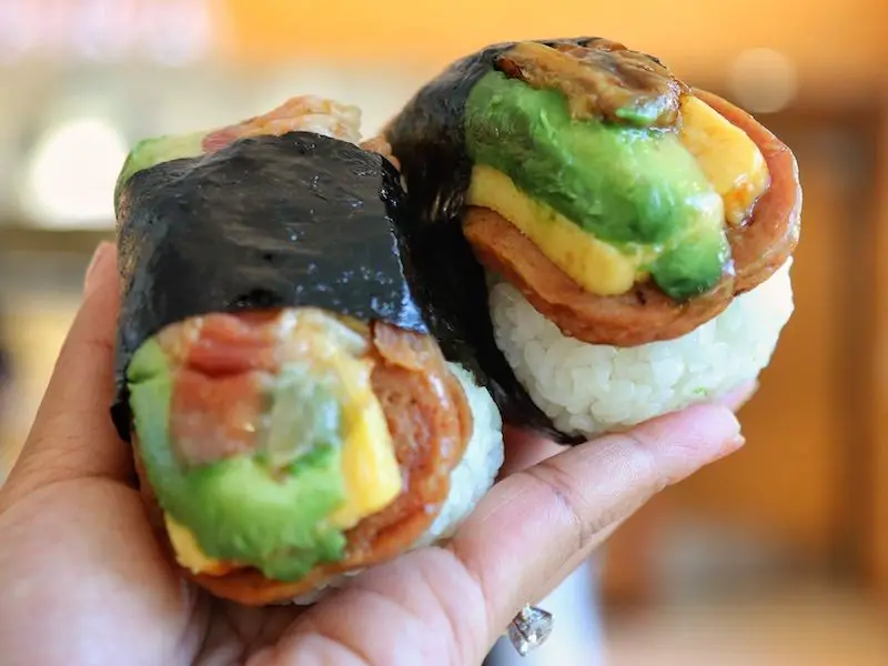 Spam Sushi Rolls with Wasabi Mayo