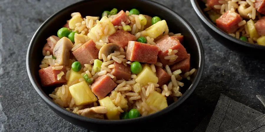 Spam and Pineapple Fried Rice