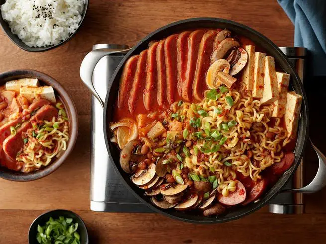 Spam and Tofu Hot Pot