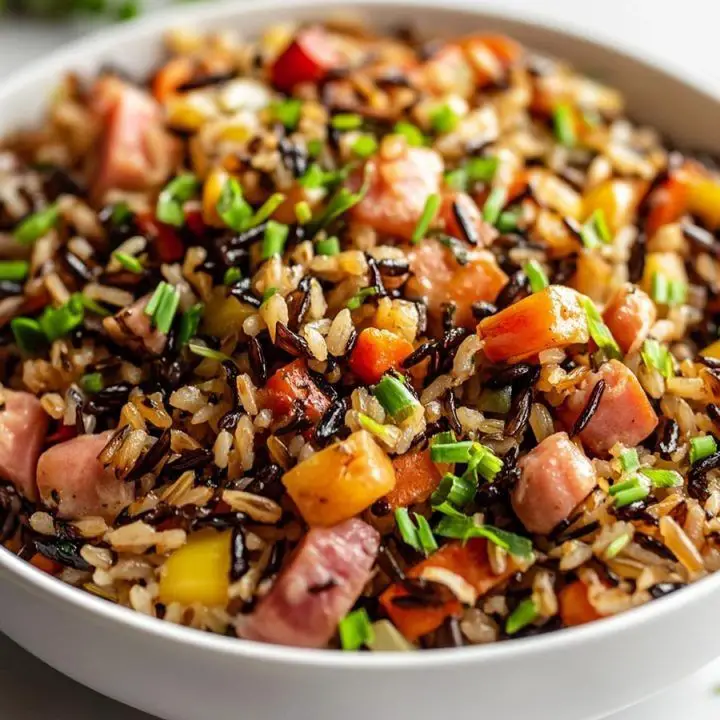 Spam and Vegetable Pilaf