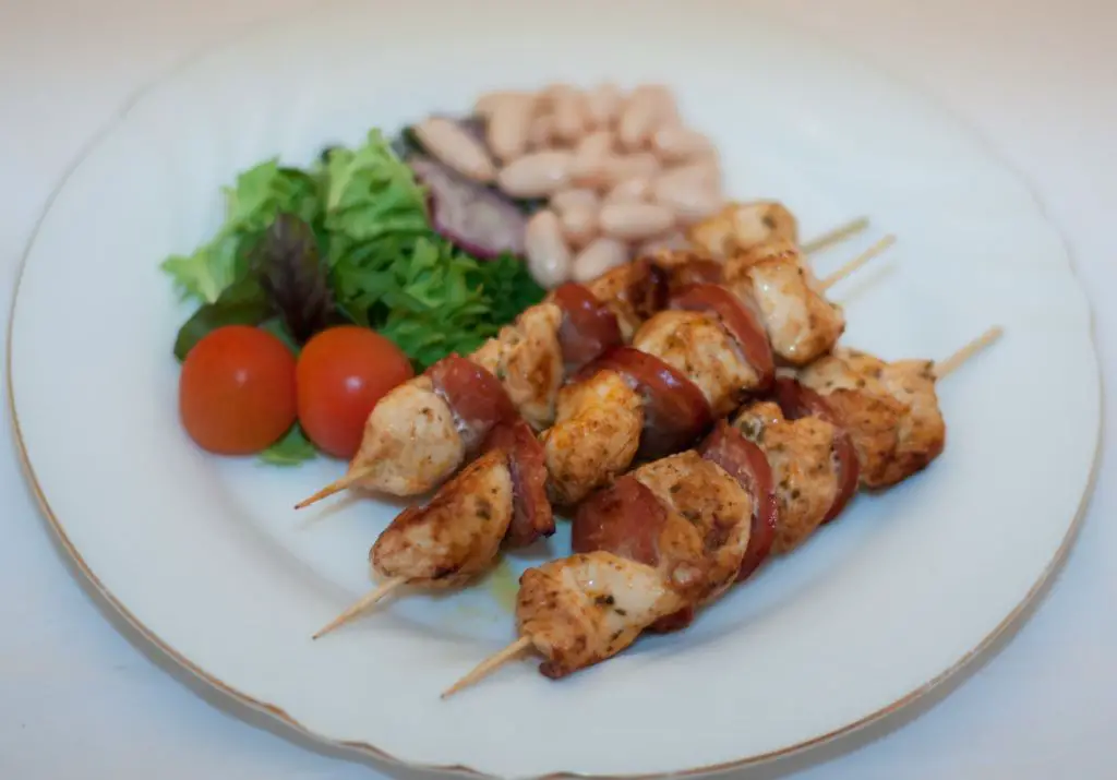 Spanish Chicken and Chorizo Skewers