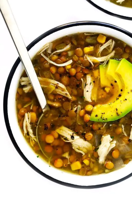 Spanish Chicken and Lentil Soup
