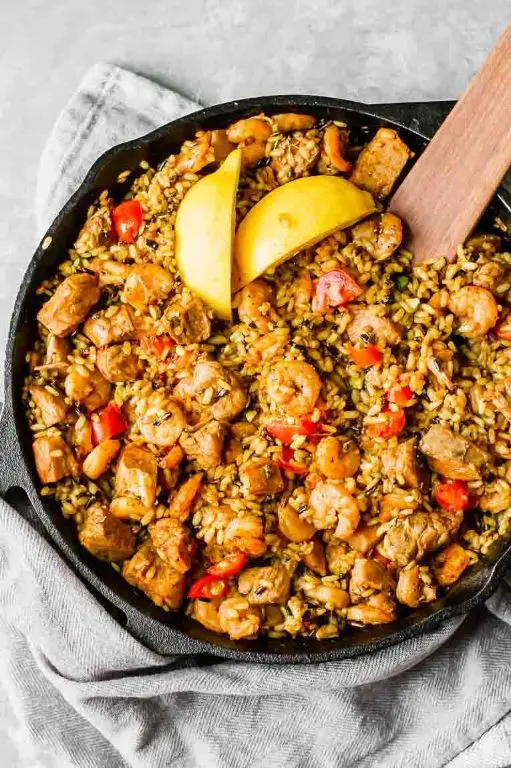 Spanish Chicken and Shrimp Casserole