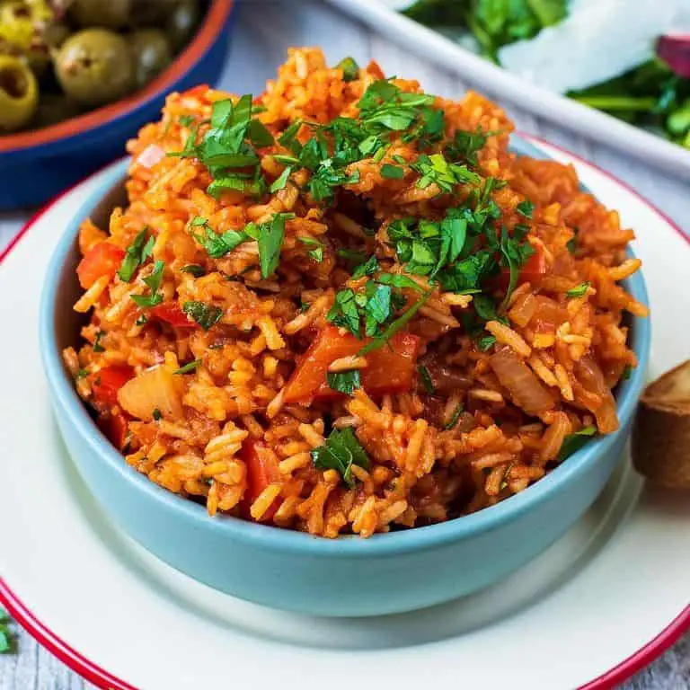 Spanish Rice with Smoked Paprika and Onions
