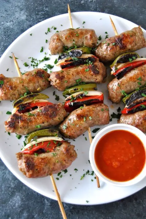 Spedini with Sausage and Peppers