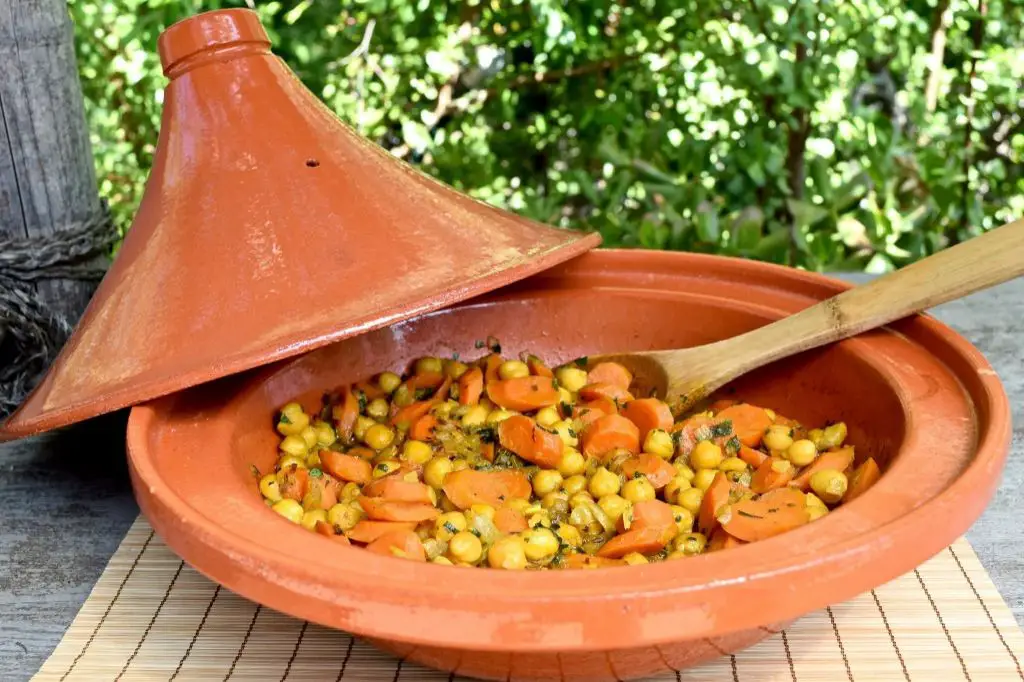 Spiced Carrot and Chickpea Tagine