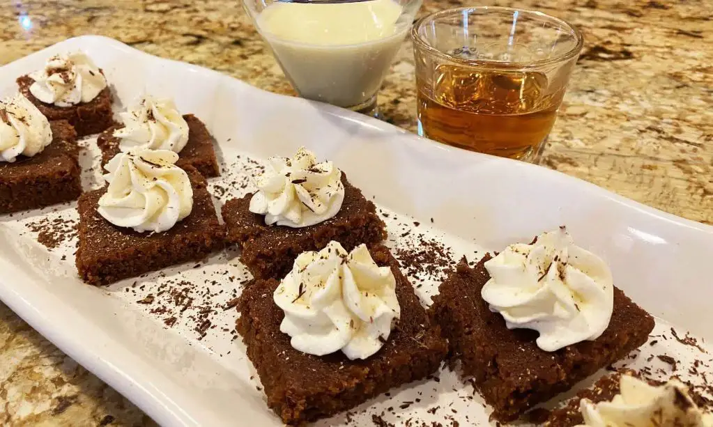 Spiced Eggnog Brownies
