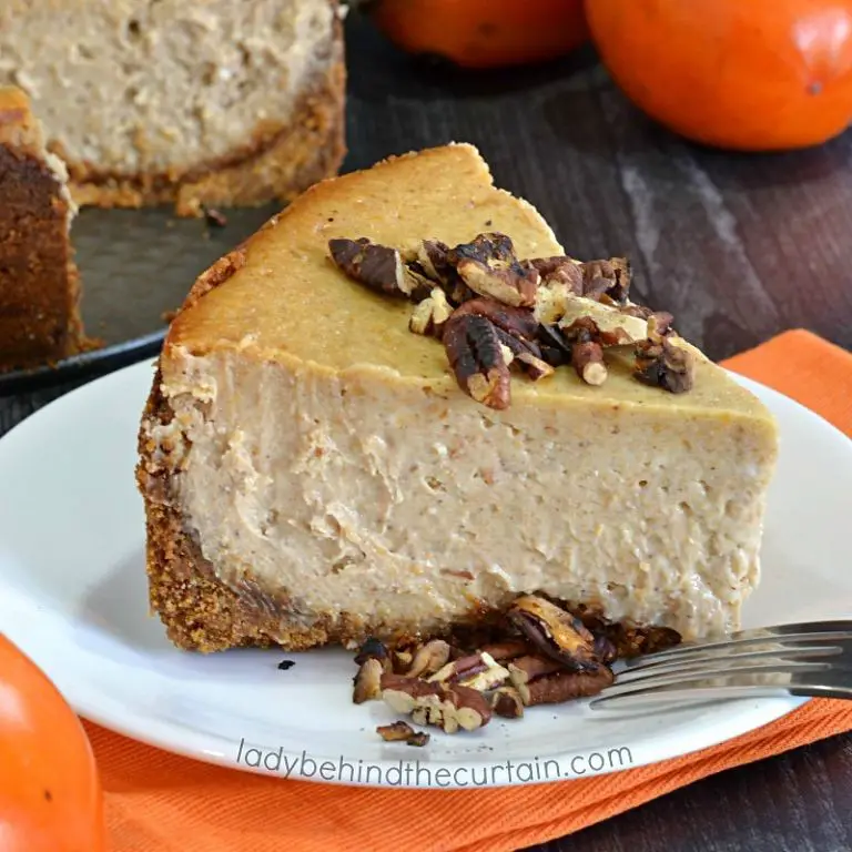 Spiced Persimmon Cheesecake