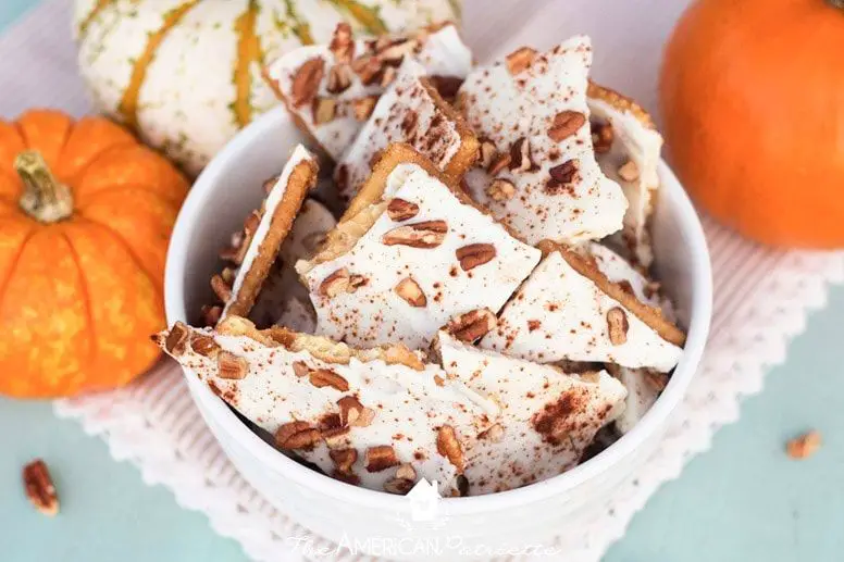 Spiced Pumpkin Saltine Toffee