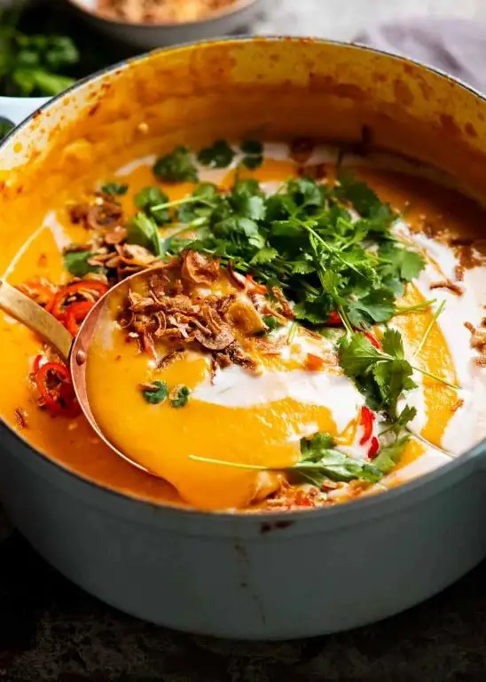 Spiced Pumpkin and Coconut Soup