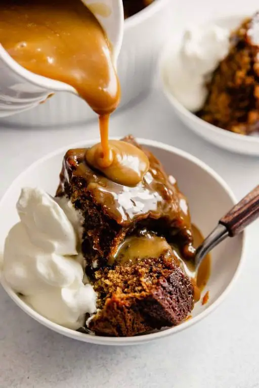 Spiced Sticky Toffee Pudding with Cinnamon and Nutmeg