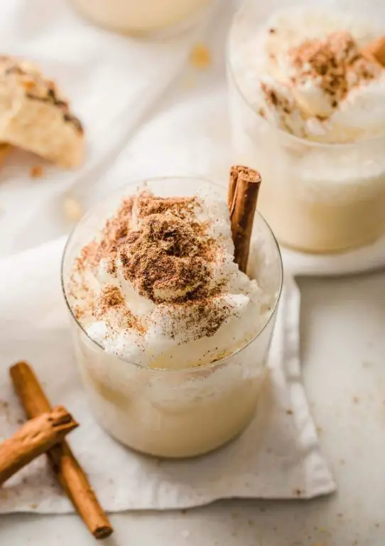 Spiced Sugar Free Egg Nog with Cinnamon