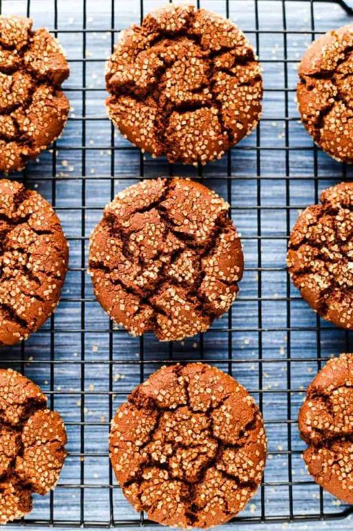 Spiced Vegan Molasses Cookies