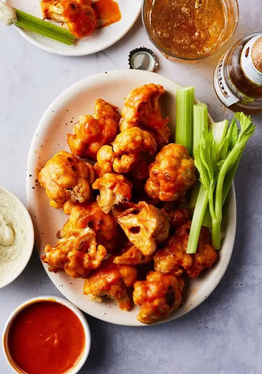 Spicy Air Fryer Buffalo Cauliflower Bites