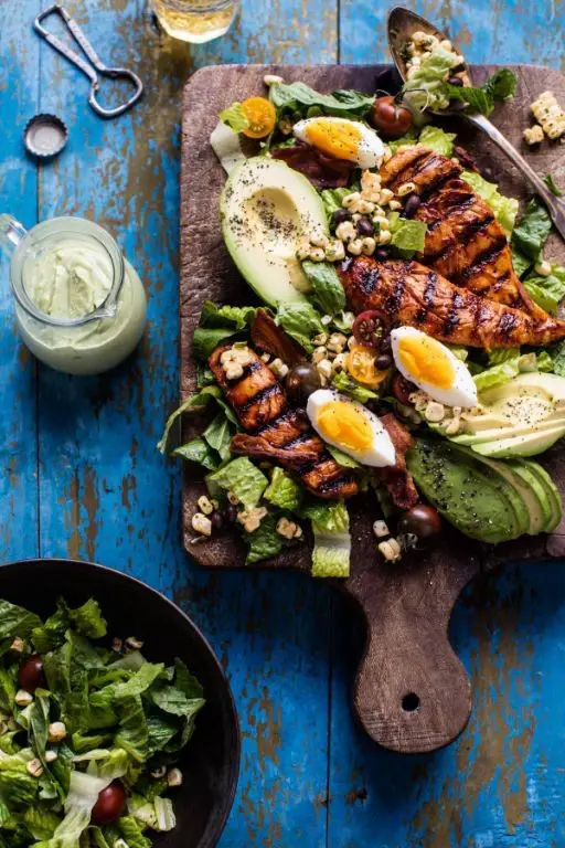 Spicy BBQ Chicken Cobb Salad