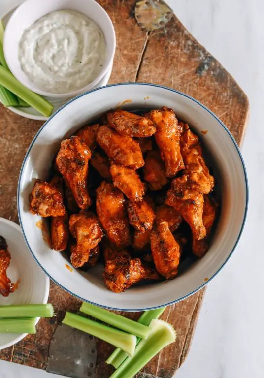 Spicy Buffalo Air Fryer Chicken Wings