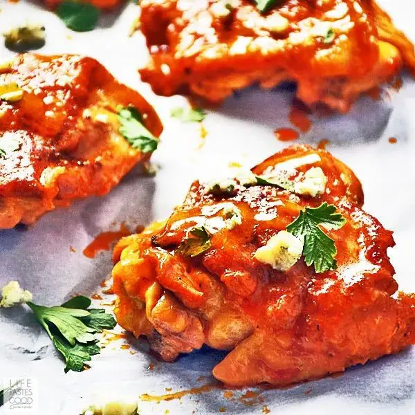 Spicy Buffalo Chicken Thighs