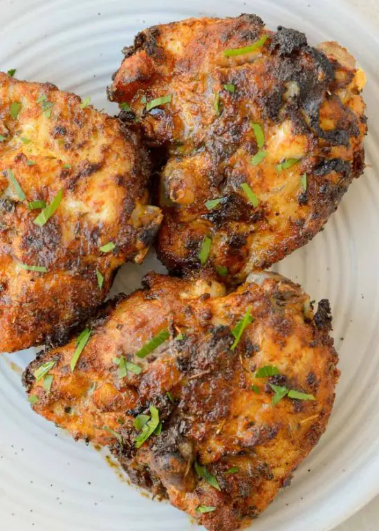 Spicy Cajun Air Fryer Chicken Thighs