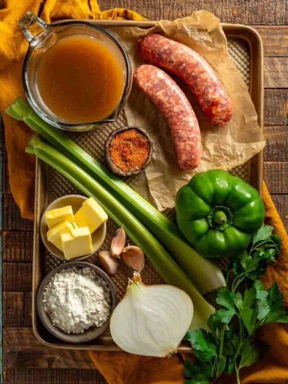 Spicy Cajun Gravy with Bell Peppers