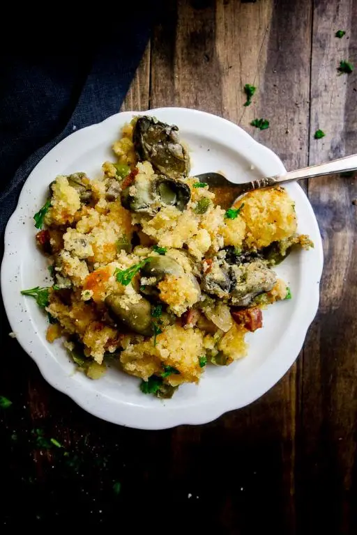 Spicy Cajun Oyster Stuffing