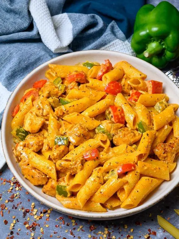 Spicy Cajun Ragu Alfredo Penne