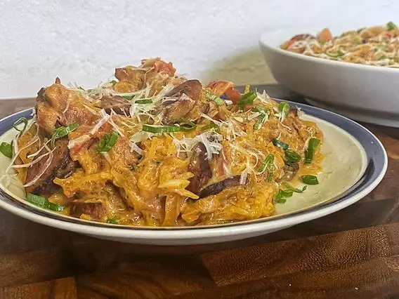 Spicy Cajun Spaghetti Squash Fries