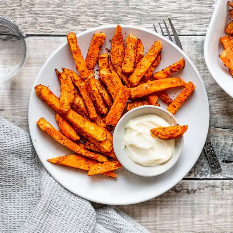 Spicy Cajun Sweet Potato Fries in Air Fryer