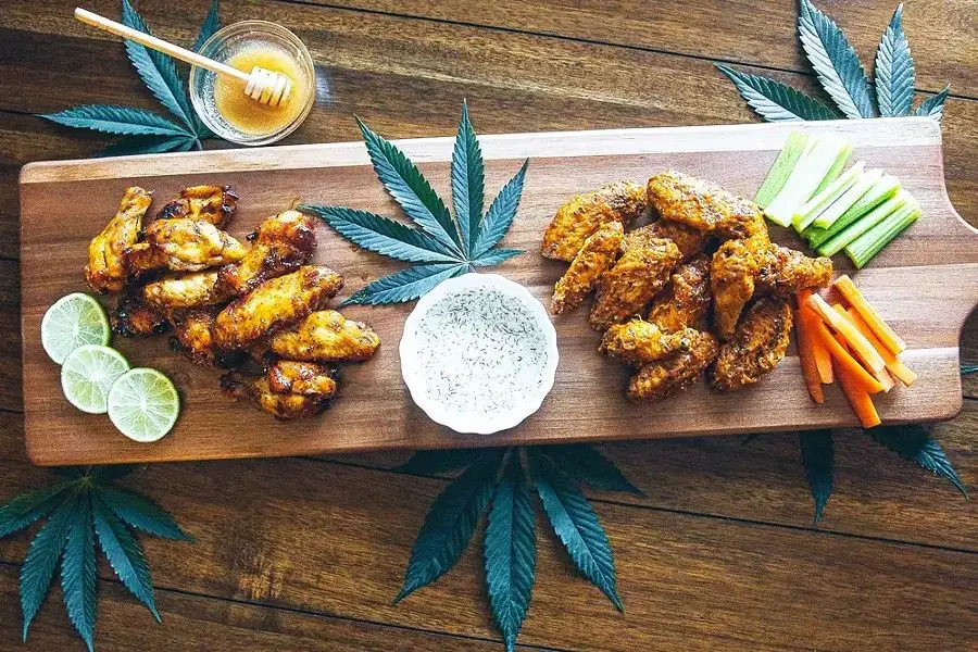 Spicy Cannabutter Buffalo Wings