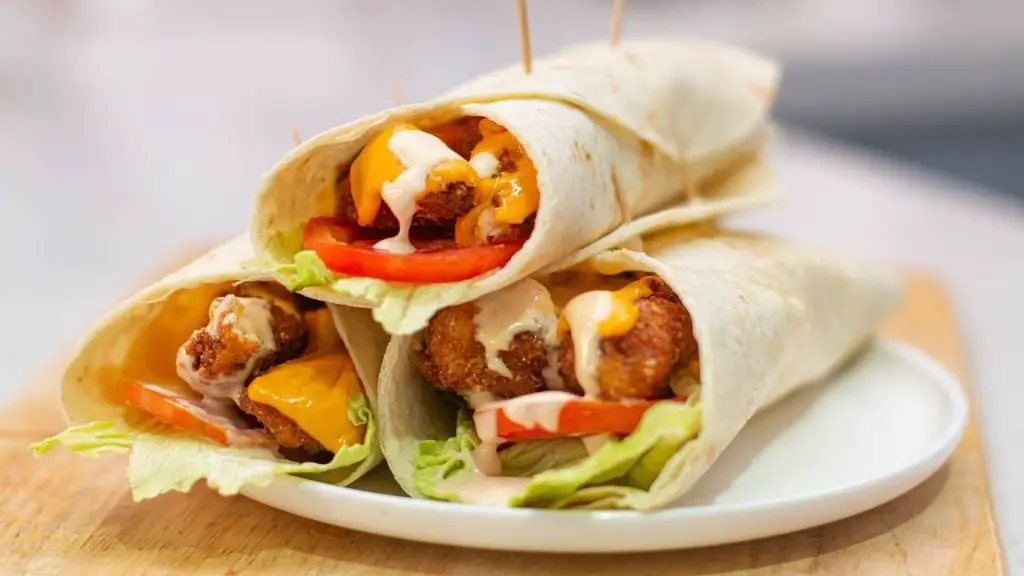 Spicy Chicken Suya Wrap