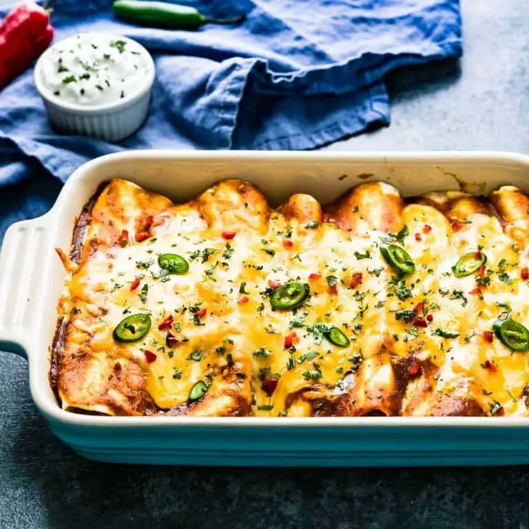 Spicy Chicken and Black Bean Enchiladas