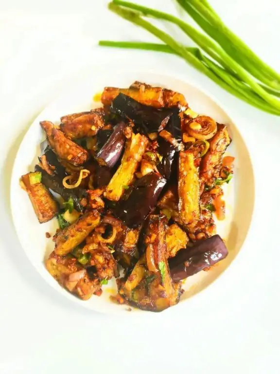 Spicy Chili Crisp Eggplant