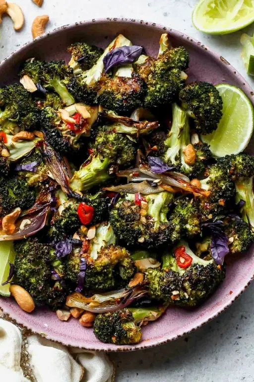 Spicy Chili Roasted Broccoli