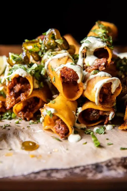 Spicy Chipotle Chicken Taquitos