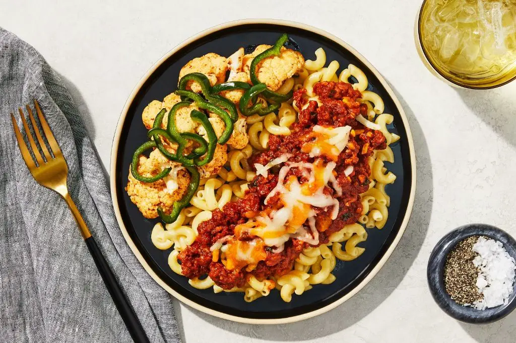 Spicy Chorizo Chili Mac