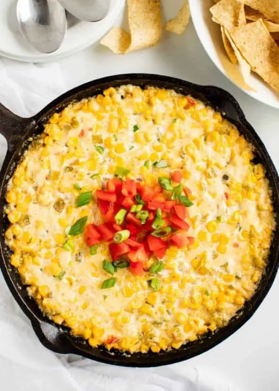 Spicy Corn Dip with Cream Cheese