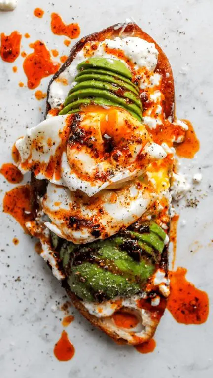 Spicy Cottage Cheese and Avocado Toast