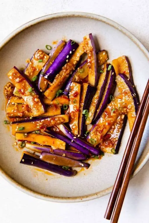 Spicy Crispy Eggplant Stir-Fry