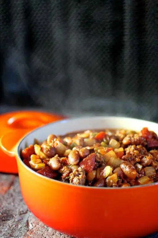 Spicy Dry Cranberry Bean Chili