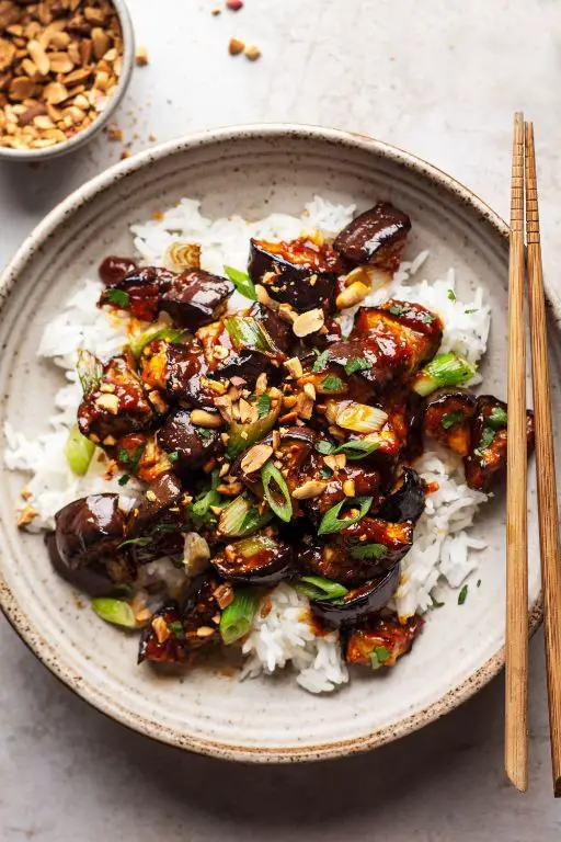 Spicy Gochujang Eggplant