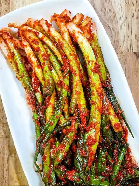 Spicy Green Onion Kimchi